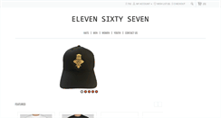 Desktop Screenshot of elevensixtyseven.com