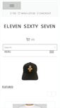 Mobile Screenshot of elevensixtyseven.com