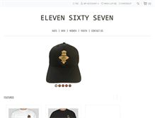 Tablet Screenshot of elevensixtyseven.com